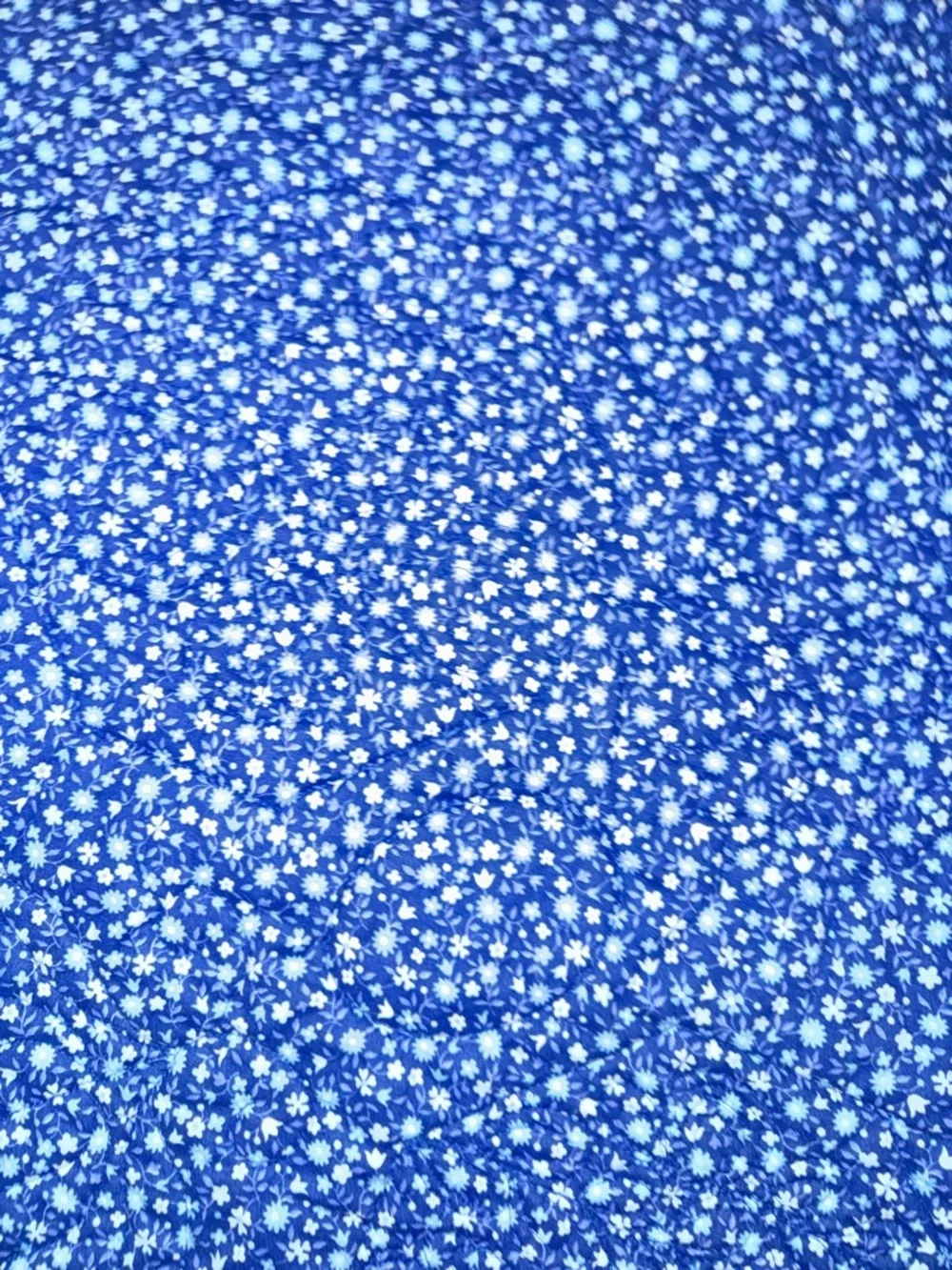 Floral Patchwork Quilt - Pink, Light Blue & Black